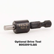 E-Z LOK 8.6mm / M6-1.0 Internal Threads, M10x1.5 External Threads, 10.49 mm Length / Red Thread Locking Inserts