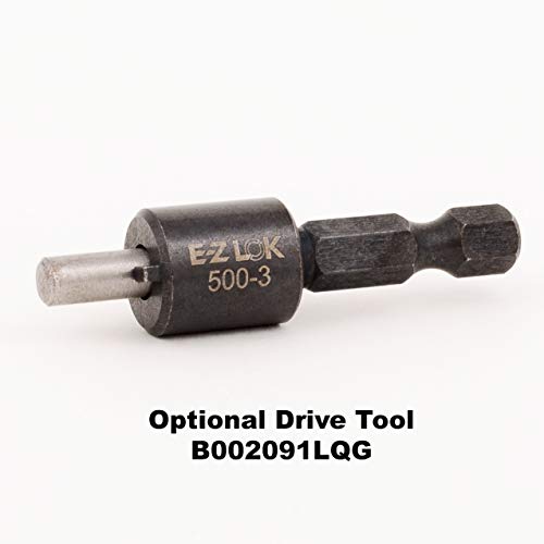 E-Z LOK M6-1.0 Internal Threads, 3/8-16 External Threads, 10.31 mm Length / M6 x 1 / Red Thread Locking Inserts