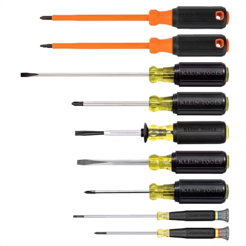 KLEIN TOOLS 9-Piece / Orange/Black / 1 Screwdriver Sets