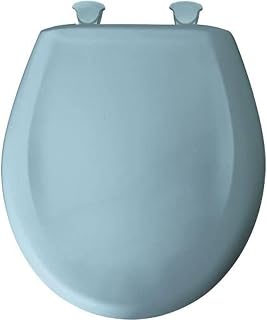 Bemis 200SLOWT 024 Slow Close Sta-Tite Round Closed Front Toilet Seat, Twilight Blue
