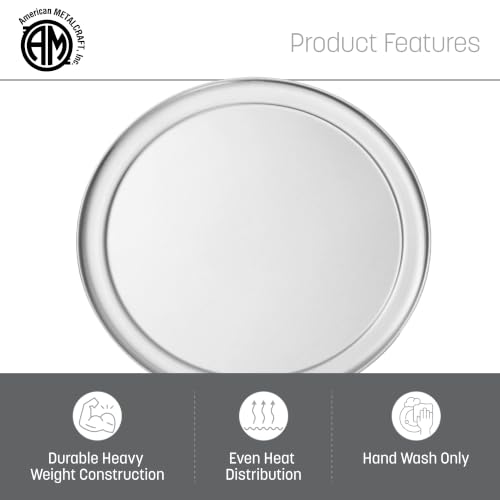 American Metalcraft 1 / 16-Inch / Silver Pizza Pans