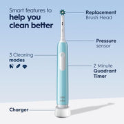 Oral-B Green / 1 Count (Pack of 3) / Handle Rotating