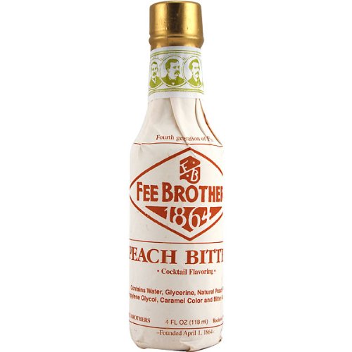 Peach Cocktail Bitters - 5 oz - 2 Pack by Fee Brothers – 5 Ounce (Pack of 2), Pack of 2, Model NQX-9MP-9MR