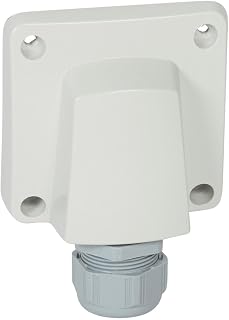 Legrand Plexo 069850L Wet Room Cable Outlet, Cable Diameter 12-25 mm, 20-32 A, 250 V, IP55 - IK07 Dust and Dirt Resistant, Colour: Grey
