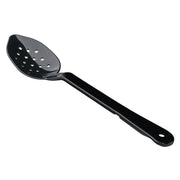 Perforated Black Polycarbonate Serving Spoon - 13"L by HUBERT – Medium, Polycarbonate, Black, Model 0410011.BLACK
