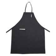 Cotton/Poly Black Bib Apron by Winco – One Size, Polycotton, Black, Model BA-PBK