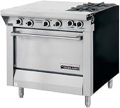 Garland M43-2S Master Series Heavy Duty 34" Gas Range with (2) 24,000 BTU Open Burners, (2) 12" Even Heat Hot Tops & Storage Base