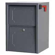 dVault Gray / 14"L x 14"W x 20"H / Industrial Wall-Mount Mailboxes