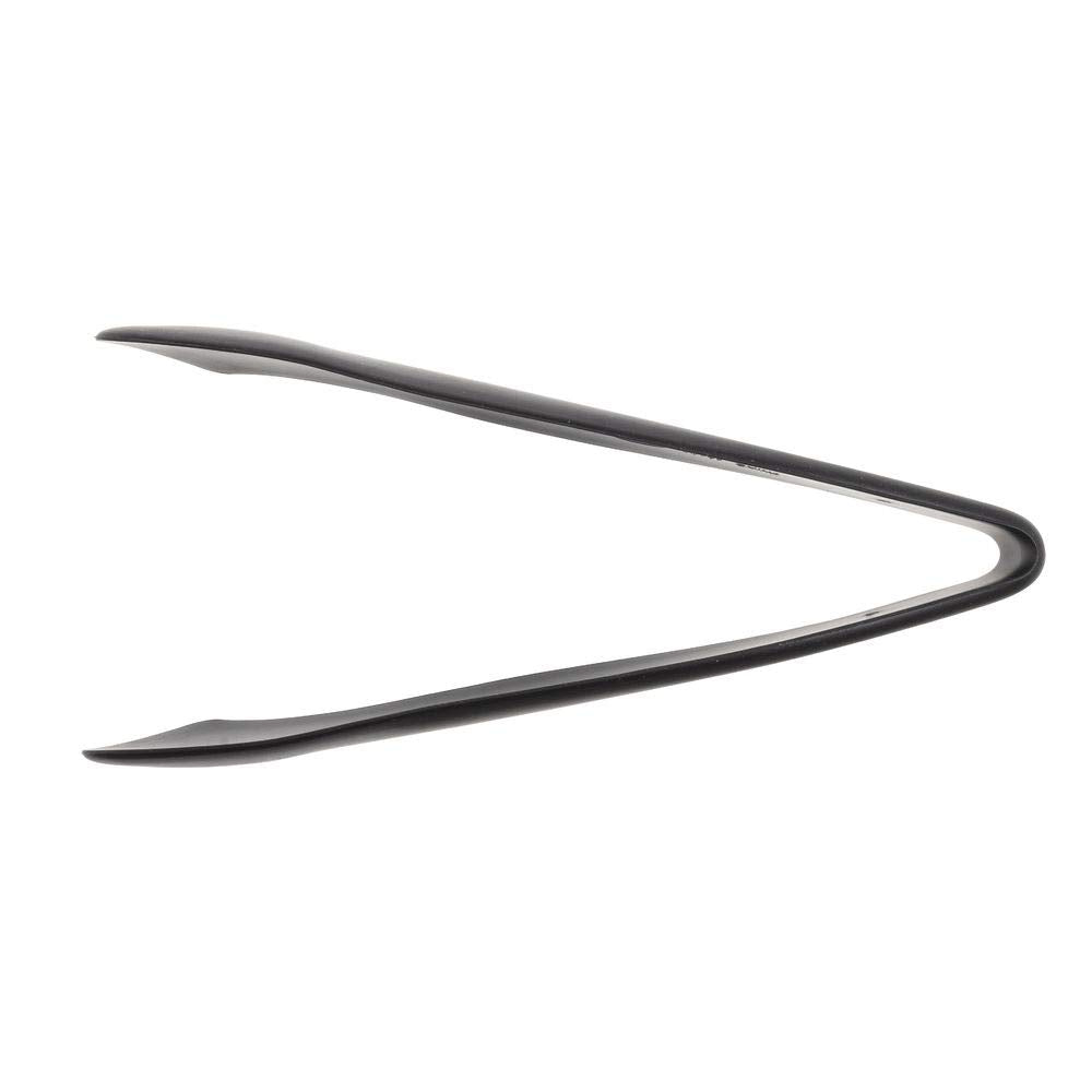 Tongs, 9", Heat Safe up to 400°F, Safe to use with Coated cast Aluminum Items, Dishwasher Safe, Stainless Steel & Silicone, Black by Tablecraft – Aluminum, Black, Model 39101