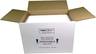 Polar Tech Thermo Chill 261/J50C Large Insulated Foam Container with Carton, Interior Dimensions 19 x 12 x 12.5 inches (L x W x D)