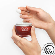Olay Almond / 1.7 Fl Oz (Pack of 1) / Face Moisturizer with Collagen Peptides, Micro Sculpting Cream Face Moisturizers