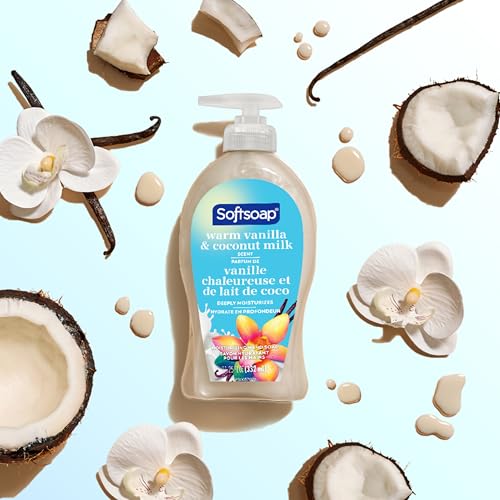 Softsoap Vanilla & Coconut Milk / 11.25 Fl Oz (Pack of 12) / Blanco Hand Wash