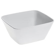 White Serving Bowl Soft Square - 7"L x 6 1/2"w x 3 1/10"H by HUBERT – Melamine, White, Model M2339-WHITE