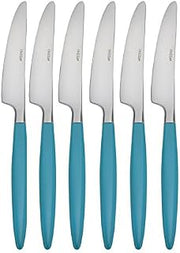 Oneida Terrace Aqua Set of 6 Dinner Knives - Upscale Outdoor Entertaining
