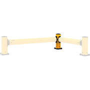 Corner Post for Protective Plastic Guard Rails by Global Industrial – Plastic, Yellow, Model 18PGP-CON