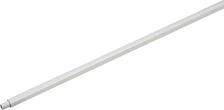 SPARTA 4023200 Plastic Mop Handle, Broom Handle, Replacement Handle With Threaded Tip For Cleaning, 60 Inches, White