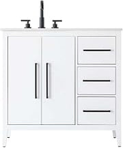 White Millie Bathroom Vanity by Elegant Lighting