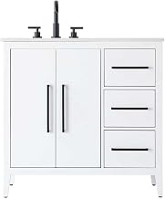White Millie Bathroom Vanity by Elegant Lighting