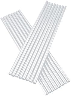 Straw, GIANT or Smoothie, PACK of 100, Clear 10 inch Unwrapped, D & W Fine Pack