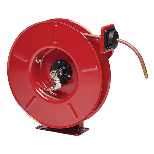 Reelcraft 3/8 in. x 50 ft. / 3/8" Hose End / Red Hose Reels