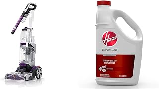 SmartWash Pet Automatic Carpet Cleaner with Spot Chaser Stain Remover Wand, FH53000PC + Hoover Everyday Solution, Deep Cleaning Carpet Shampoo, 128 oz Formula, AH30932