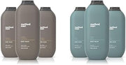 Method Men Body Wash, Cedar + Cypress, Paraben and Phthalate Free, 18 FL Oz & Men Body Wash, Sea + Surf, Paraben and Phthalate Free, 18 FL Oz,Softening