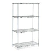 Chrome Wire Shelving by Global Industrial – 36"W x 18"D x 63"H, Chrome, Model 18366C
