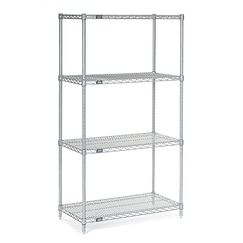 Chrome Wire Shelving by Global Industrial – 36"W x 18"D x 63"H, Chrome, Model 18366C