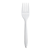 Dart F6BW 6.125 in Med Wt White Fork (Case of 1000)