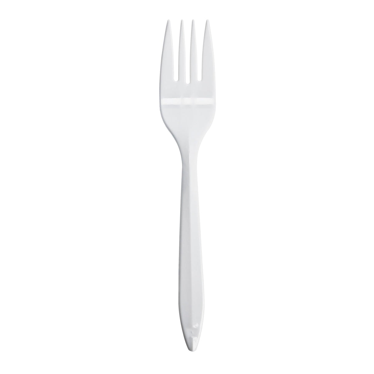 Dart F6BW 6.125 in Med Wt White Fork (Case of 1000)