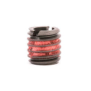 E-Z LOK 8.6mm / M6-1.0 Internal Threads, M10x1.5 External Threads, 10.49 mm Length / Red Thread Locking Inserts