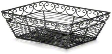 Tablecraft 9" Rectangular Basket - Mediterranean Series