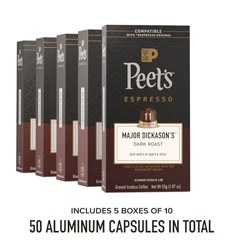 Peet's Coffee Major Dickason's Blend / 10 Count (Pack of 30) / 30 Single-Serve Capsules & Pods