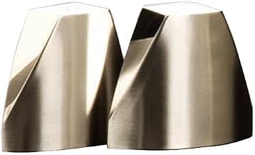 American Metalcraft 3 oz Stainless Steel Salt & Pepper Shakers (Set of 2)