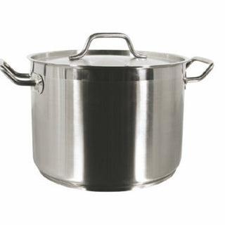SLSPS016, 16-Quart Stainless Steel Stock Pot with Cover, Commercial Stockpot with Lid by Thunder Group – 16.0 quarts, Stainless Steel, Model 3483653