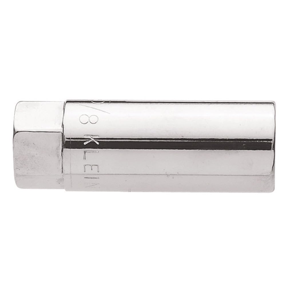 5/8-Inch Spark Plug Socket 1/2-Inch Drive by KLEIN TOOLS – One Size, Construction Steel, Model 65823
