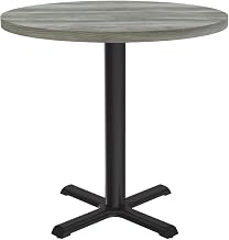 Correll Cafe and Breakroom Table in New England Driftwood BXT24R-52-09-52