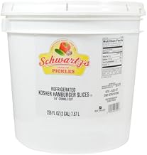 Bay Valley Foods Kosher 1/4 Cross Cut Dill Pickle, 2 Gallon -- 1 each.
