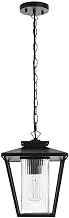 Gaul One Light Outdoor Pendant Black