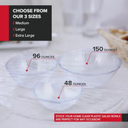 Stock Your Home 48 oz / 12 / Clear Bowls