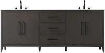 Mocha Brown Millie Bathroom Vanity by Elegant Lighting