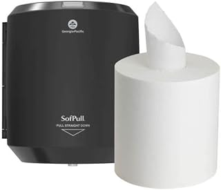 SOFPULL® CENTERPULL Regular Paper Towel Dispenser Starter KIT BY GP PRO (GEORGIA-PACIFIC), 1 Dispenser, 1 Towel ROLL