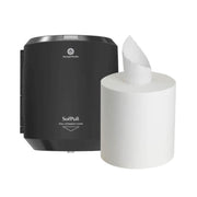 SOFPULL® CENTERPULL Regular Paper Towel Dispenser Starter KIT BY GP PRO () by Georgia-Pacific – Regular, Plastic, Black, Pack of 2, Model 58206B