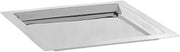 HUBERT Serving Tray Square Silver Stainless Steel with Mirror Finish - 11" L x 11" W x 3/4" H