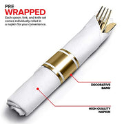 Stock Your Home 25 Count / Gold / Formal Spoons