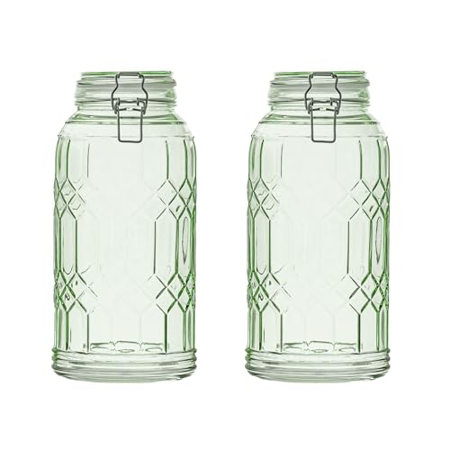 10 Strawberry Street Sage Green / Large, Set of 2 / 91.0 fluid_ounces Food Jars & Canisters