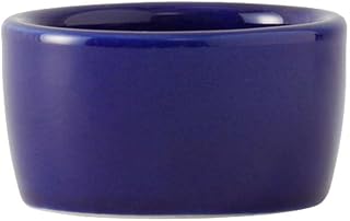 Tuxton BCX-0203 Vitrified China Pipkin, 2 oz, 2-1/2", Cobalt (Pack of 48),