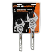GEARWRENCH 4-Piece Kit / 6", 8", 10" & 12" / Chrome Hand Tools