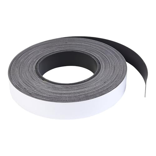 MasterVision 1" x 50' / White / NILL Magnetic Tape