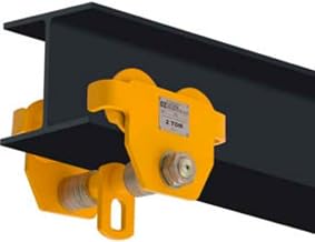 OZ Lifting OZ2PBT Push Beam Trolley 2 Ton Capacity - 1 Each
